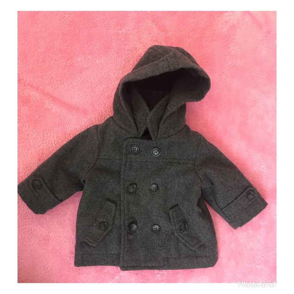 Old navy baby pea coat 3-6m